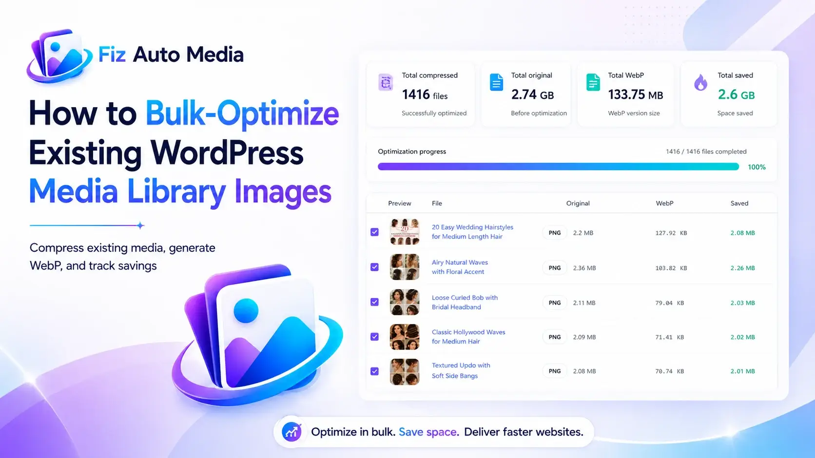 How to Bulk-Optimize Existing WordPress Media Library Images